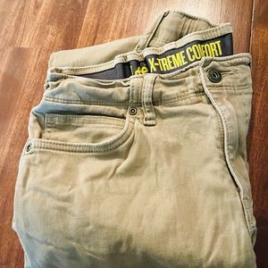 Boys size 18 Lee X-Treme Comfort Tan Jeans